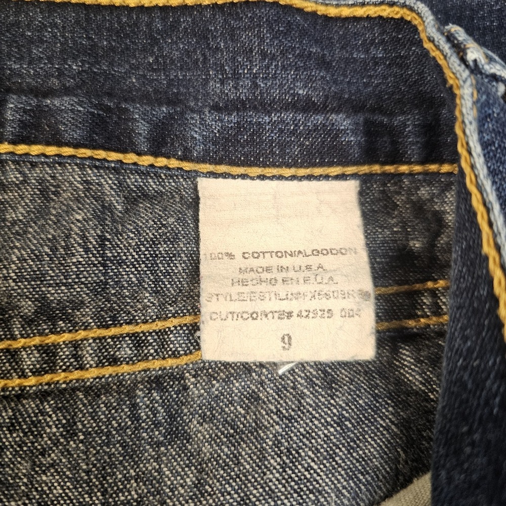 Vintage Baby Phat‎ Y2K Dark Wash Denim Jeans Size 9 Junior USA - Picture 5 of 10